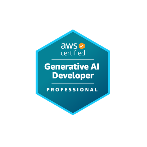 AWS Certified Generative AI Developer Professional badge